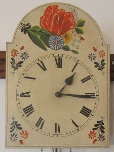 Clock face.