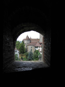 View out of the old city fortification